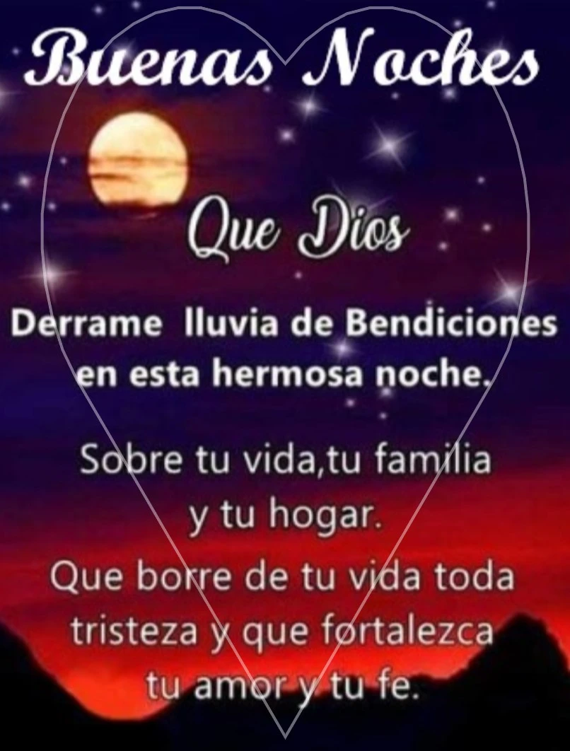Mensajes de Buenas Noches Fe